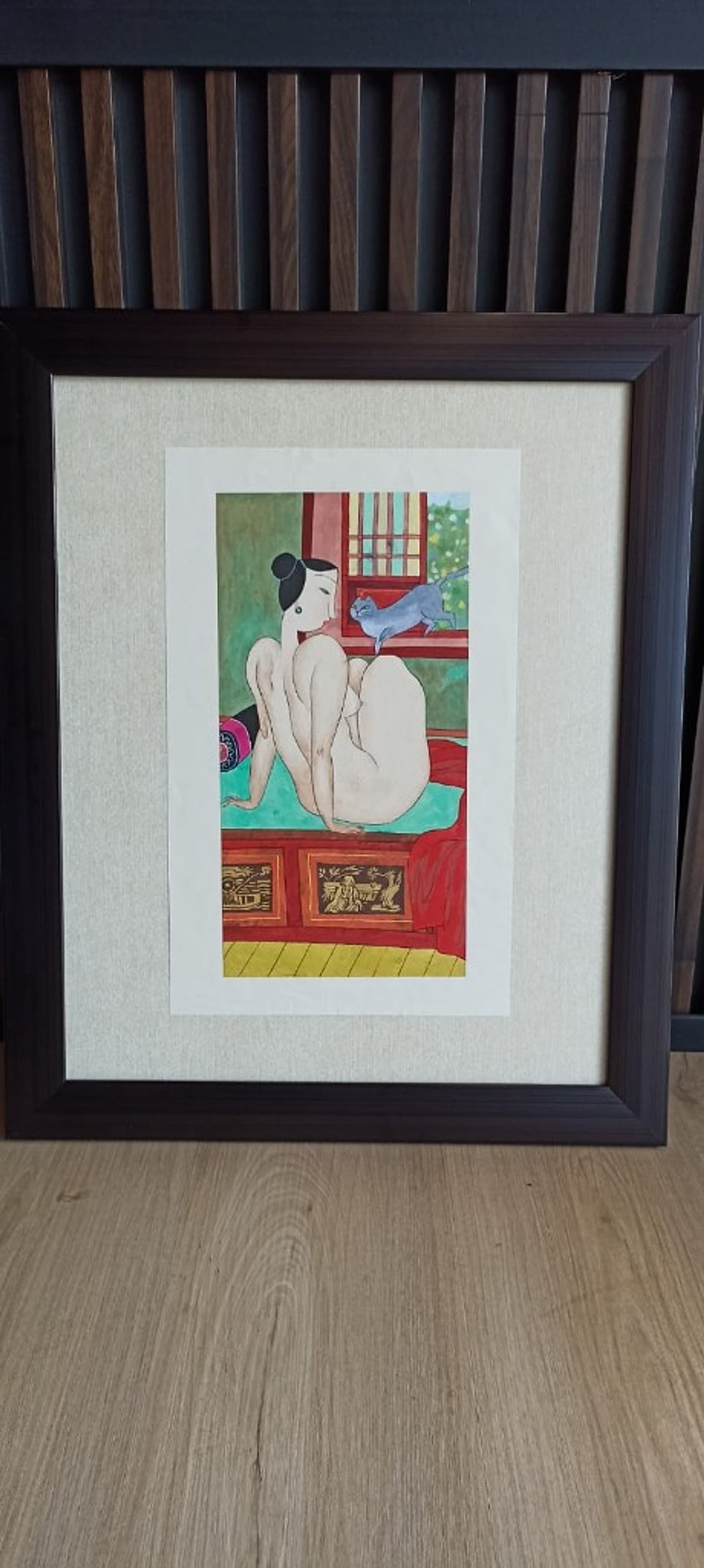 Obra enmarcada